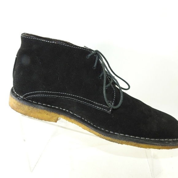 Johnston & Murphy Size 9.5 M Black Boots R2 B3
